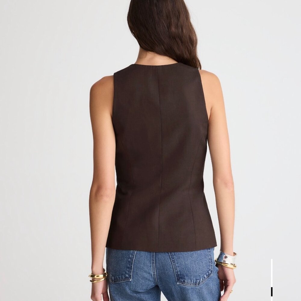 Madewell Scoopneck Cutaway Vest - NWT - Picture 8 of 9